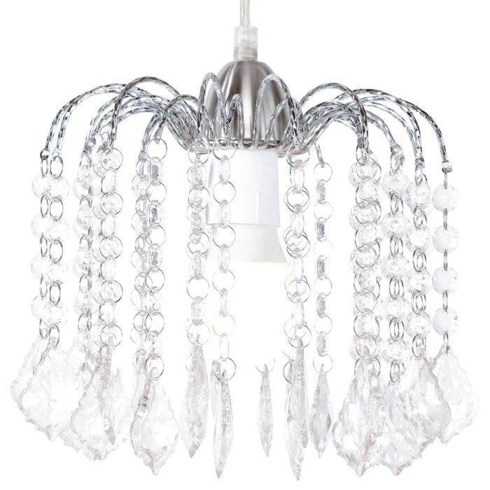 Brilliant 23cm Yalena Chrome Batten Fix Light