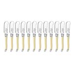 12pc Laguiole Silhouette 15.5cm Stainless Steel Pate Knife - Ivory