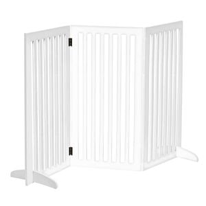 Art & Bob 3 Section 1.39m White Pet Barrier