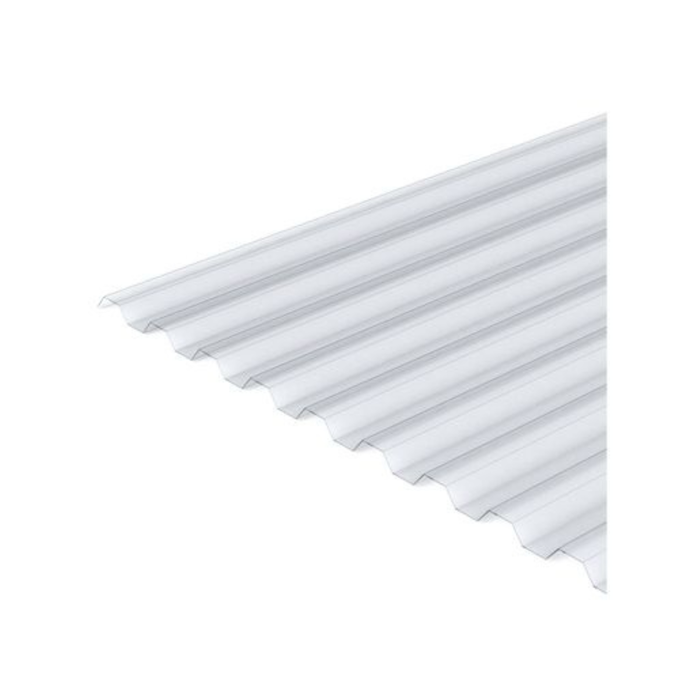 Suntuf 1800 x 810 x 17mm Clear Greca Polycarbonate Sheeting - 1800mm