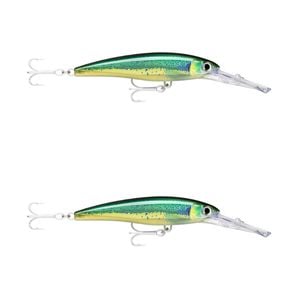 2x Rapala 16cm X Rap Magnum 30 Deep Diving Trolling Lures - HD Dorado