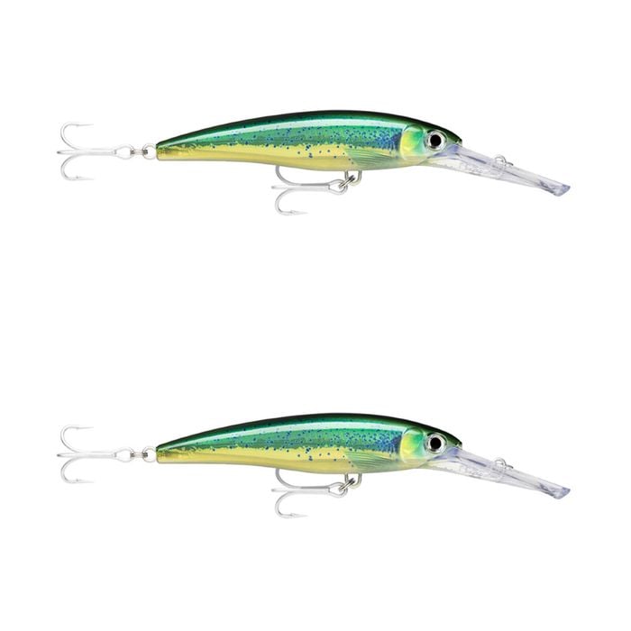 2x Rapala 16cm X Rap Magnum 30 Deep Diving Trolling Lures - HD Dorado