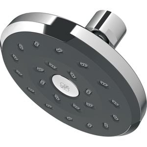 Methven Chrome Kiri Graphite Wall Shower Rose