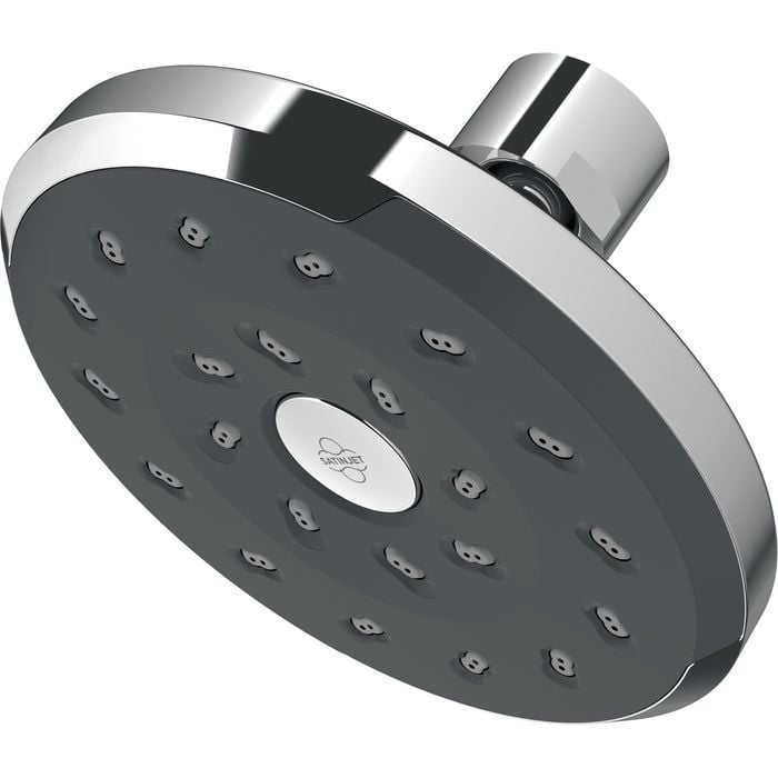 Methven Chrome Kiri Graphite Wall Shower Rose
