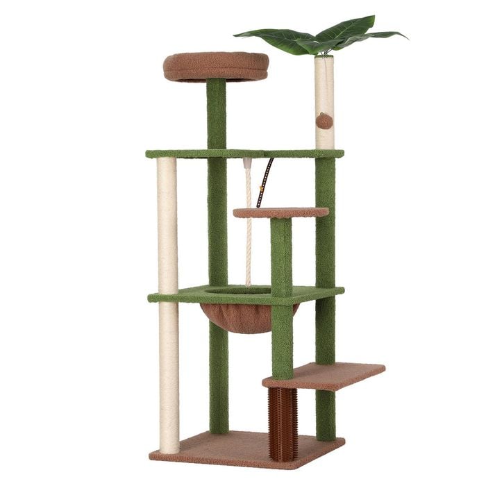 I.pet Cat Tree Tower 152cm Jungle Multi-level Scratching Post Leafy Canopy