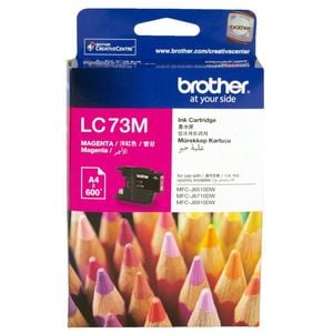 Brother GENUINE Original Brother LC73M LC-73 MAGENTA Ink Cartridge Toner High Yield