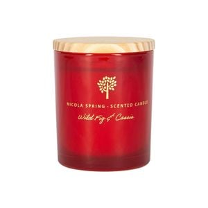 Nicola Spring Soy Wax Scented Candle 130g - Wild Fig & Cassis - Autumn Scent Jar - Long Burn Fragrance Perfect Seasonal