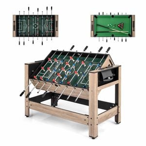 Costway Swivel Combo Game Table Billiard Arcade Sports Foosball