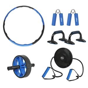 Centra 6 in 1 Abdominal Workout Set Blue Colour