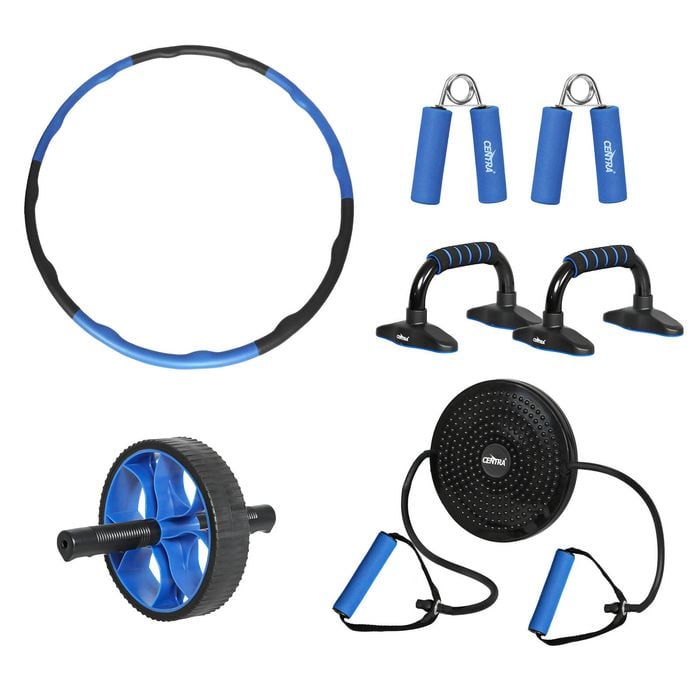 Centra 6 in 1 Abdominal Workout Set Blue Colour