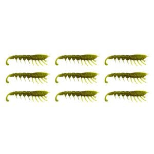 3x 3PK 4.5In Rapala Crush City The Imposter Plastic Prawn Lures - Swamp Dog