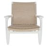 Sk Designer Living | Replica Hans Wegner Ch25 Easy Chair - Bone White & Natural