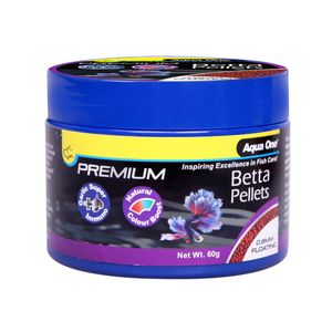 Aqua One Premium Betta Floating Pellets 60g (26229)