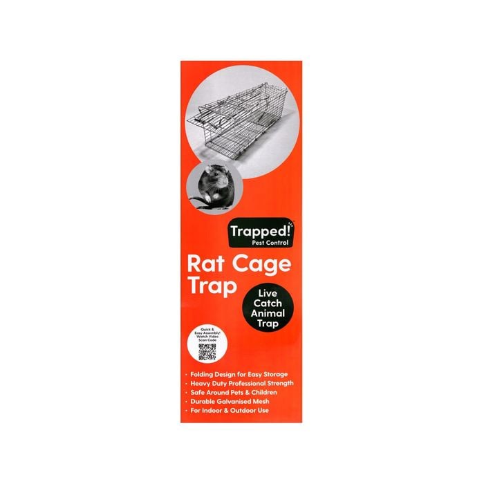 Trapped Folding Rat Trap Cage