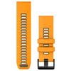 Garmin Quickfit 26 Watch Band - Spark Orange/graphite