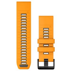 Garmin Quickfit 26 Watch Band - Spark Orange/graphite