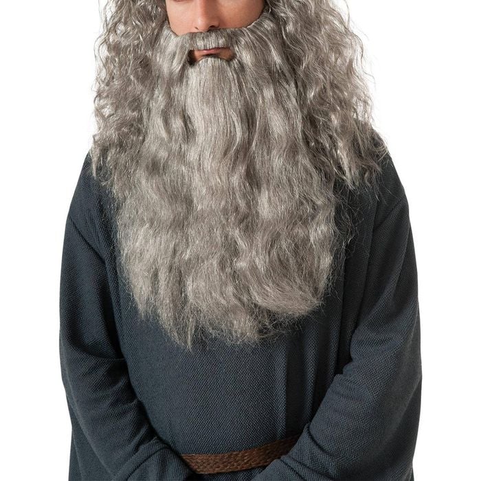 Gandalf Beard Kit for Adults, The Hobbit Wizard Wig and Beard Set, ADULT
