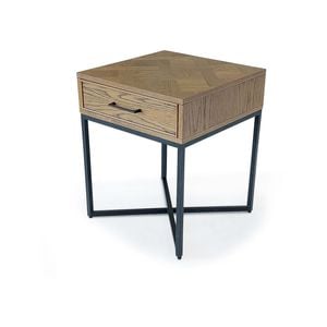6IXTY Toulouse French Marquetry Side Table - Oak