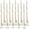 NNEOBA 10PCS Hanging Glass Perfume Bottle Car Scent Diffuser8ml