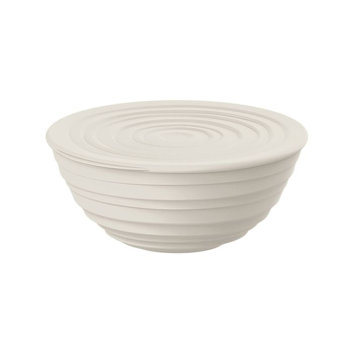 Guzzini Earth Tierra 1.09L/18cm Bowl w/ Lid Medium - Milk White