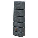 Garantia 300L Graphite Grey Slim Stone Rainwater Tank