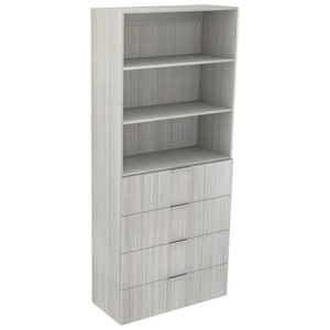 Lugna 2048 x 900 x 380mm Mist 2 Adjustable Shelf 4 Drawer Robe Insert