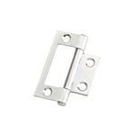 Lane 50 x 40 x 1.2mm Zinc Plated Fixed Pin Non Mortise Hinge