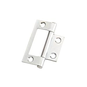 Lane 50 x 40 x 1.2mm Zinc Plated Fixed Pin Non Mortise Hinge