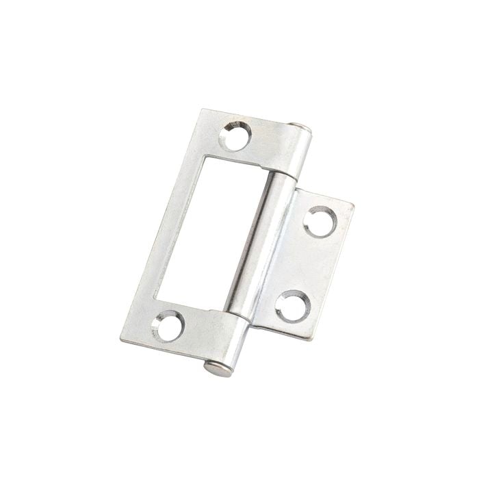 Lane 50 x 40 x 1.2mm Zinc Plated Fixed Pin Non Mortise Hinge