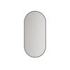 Attica 1200 x 600mm Matte Black Nobu Pill Framed Mirror
