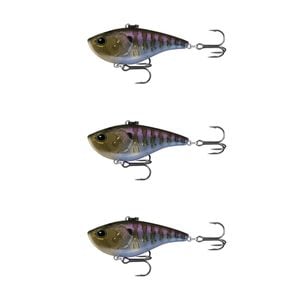 3x 13 Fishing 2.5 Inch El Diablo Vibe Lipless Crank Lures - Rusty Bream