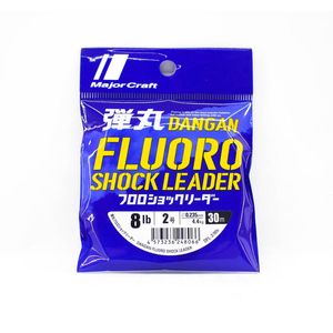 Majorcraft Dangan Fluorocarbon Shock Fishing Leader 30m Clear 8lb
