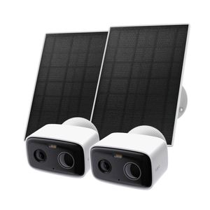 Tapo C400 Solar-Powered Security Camera Kit - 2 Pack