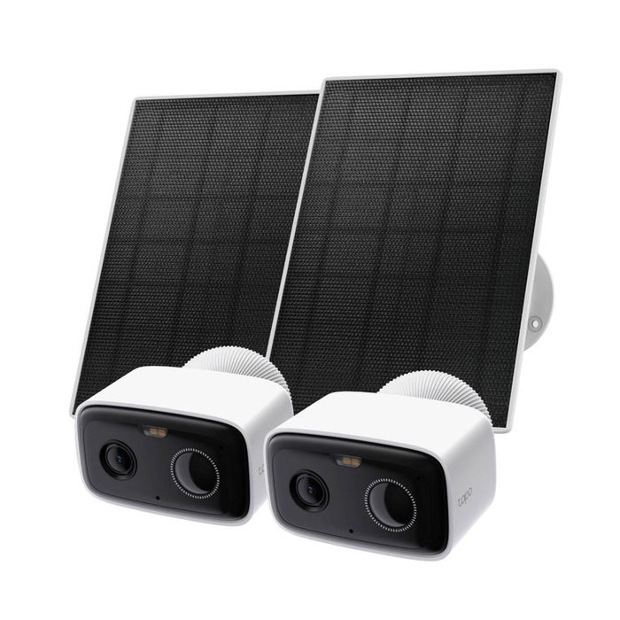 Tapo C400 Solar-Powered Security Camera Kit - 2 Pack