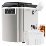 ADVWIN  15KG Nugget Ice Maker Countertop Pebble Ice Maker with Soft Chewable Ice