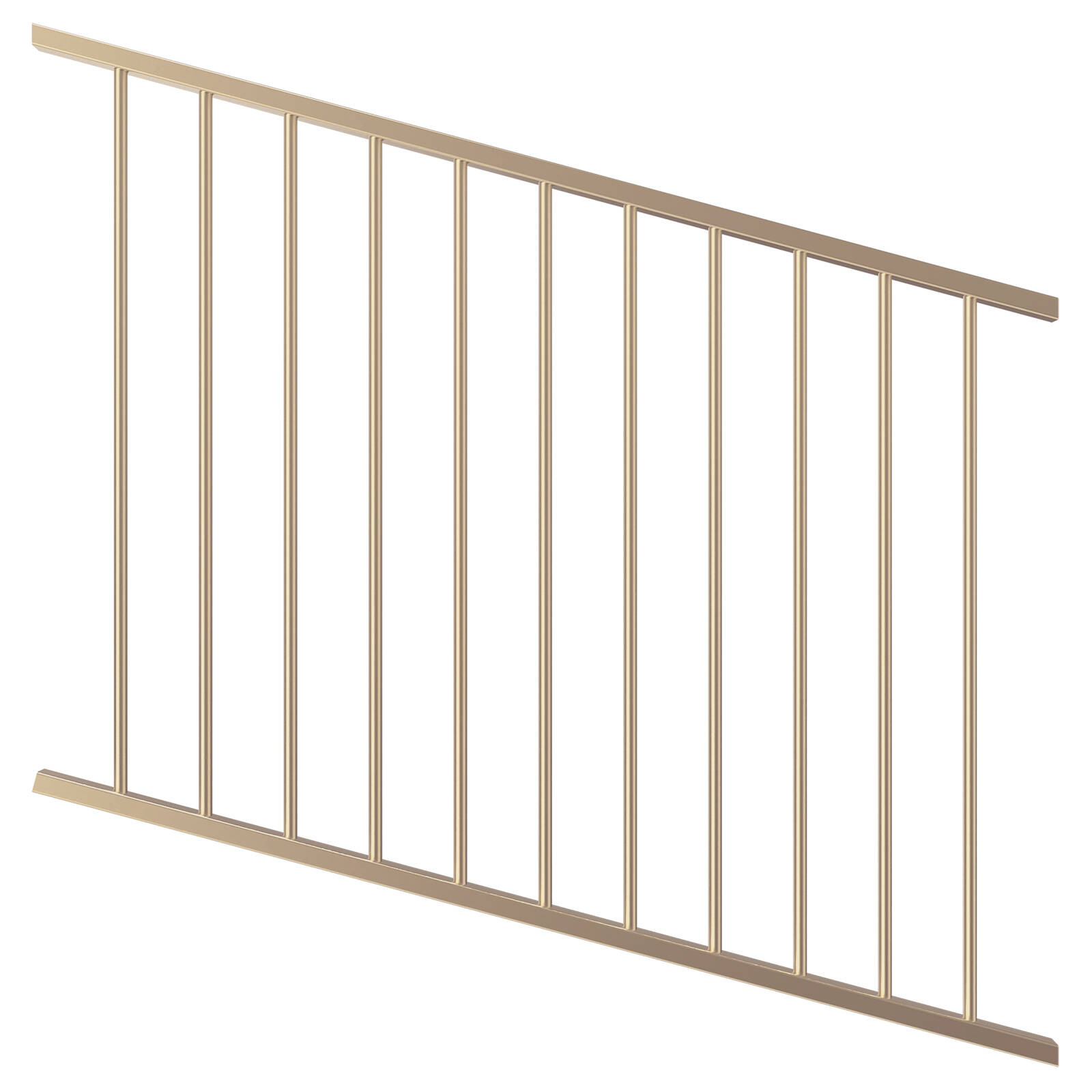 ProtectorAl 350-1200 x 900mm Primrose Raked Up To 15º Flat Top Garden Fence Panel product image