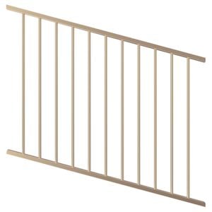 ProtectorAl 350-1200 x 900mm Primrose Raked Up To 15º Flat Top Garden Fence Panel