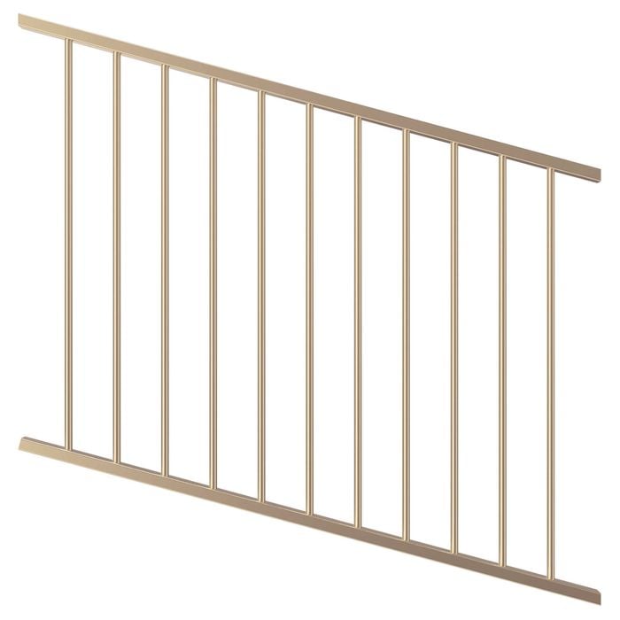ProtectorAl 350-1200 x 900mm Primrose Raked Up To 15º Flat Top Garden Fence Panel