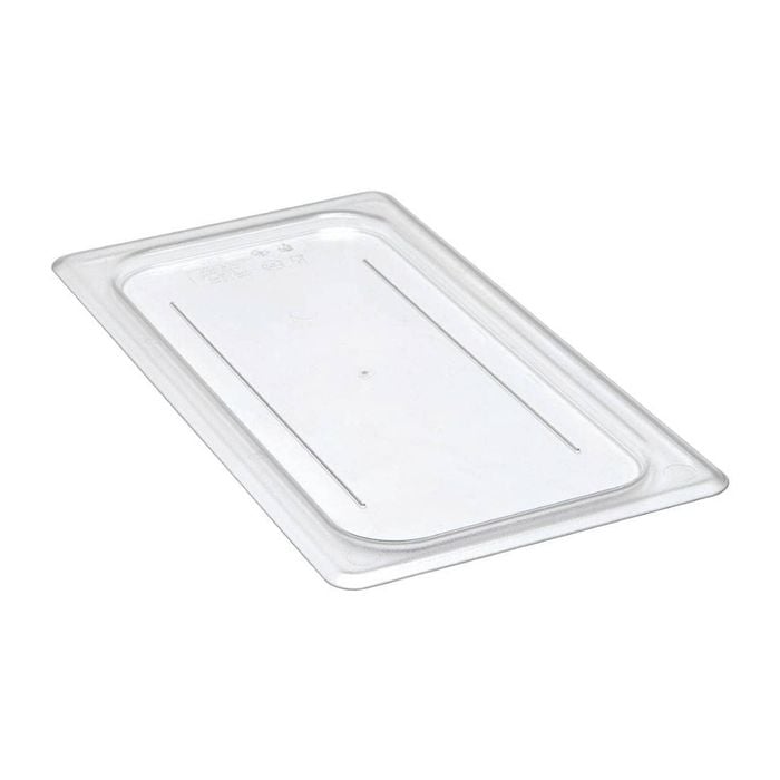Cambro Gastronorm Flat Lid Polycarbonate 1/3 Size Clear Food Pan Cover Commercial Kitchen Storage