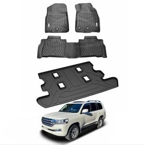 3D All-Weather Floor Mat Boot Liner Carpet for Toyota LandCruiser 200 LC200 Series 2007-2021