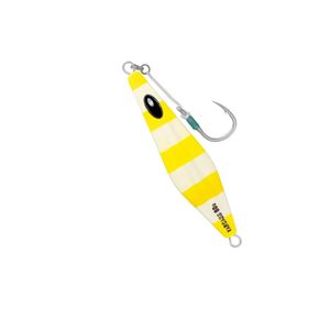 Halco Karcass Slow Pitch Fishing Metal Jig 80g R13 Barred Banana