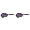 2PK Dexas Silicone 35.5cm Triangle Strainer Large - Purple