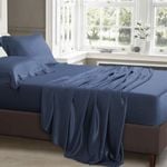 Luxor Double Ocean 1000TC Silk Silky Feel Satin Sheet Set