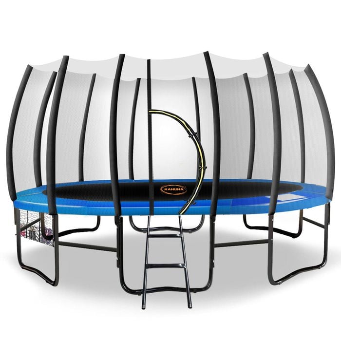 Kahuna 14 ft Springless Trampoline with Basketball Set