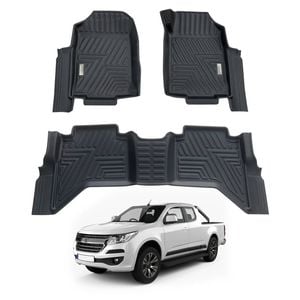 AUSGO Car Floor Mats for Holden Colorado Dual Cab 2012-2020 All-Weather Floor Liners