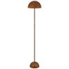 Telbix Ferum Modern Standing Floor Lamp Light Foot Switch Metal Rust Patina