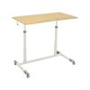 Costway Gas List Adjustable Mobile Computer Desk Natural