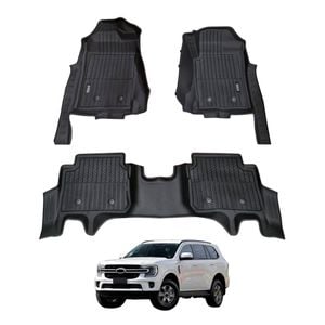 AUSGO 7D Injection Car Floor Mats for Ford Everest Next-Gen 2022-Onwards All-Weather Floor Liners