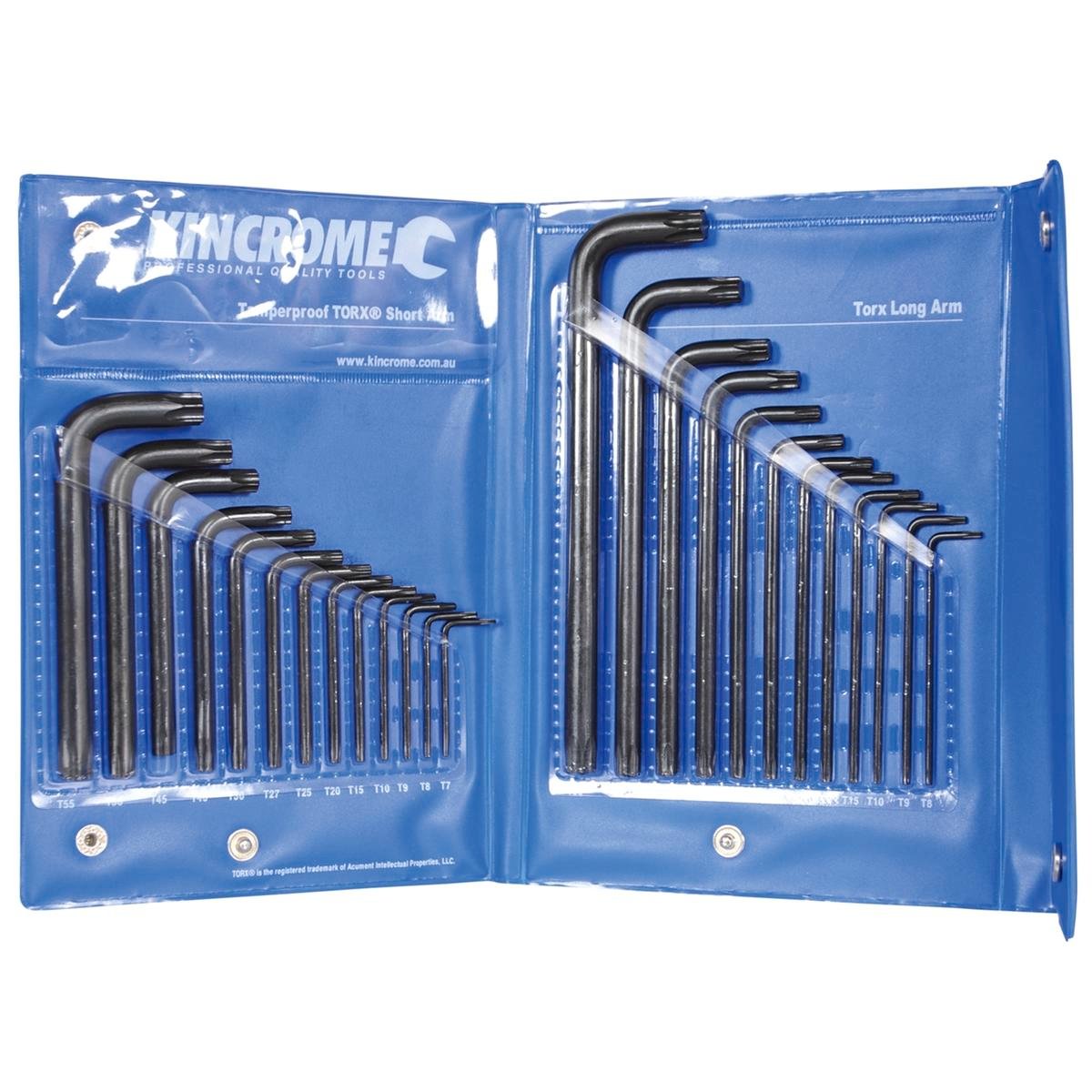 Kincrome 25 Piece Tamperproof TORX Keys Set Bunnings Australia