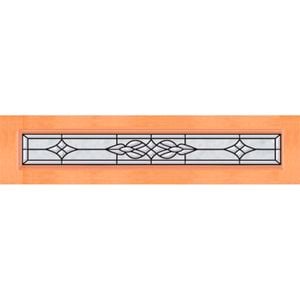 Woodcraft 1800 x 400 x 40mm Entrance Door Transom TR3 HM TG9CBB